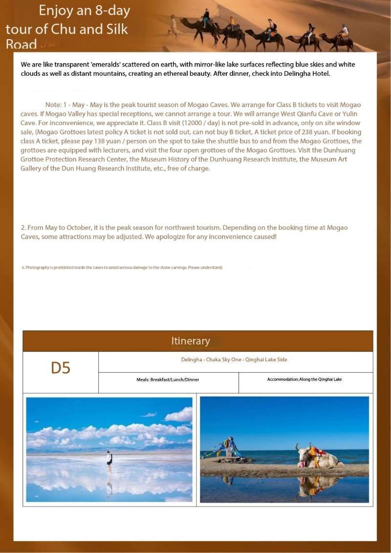 vip梵游丝路 畅享八日游 共赴千年之旅