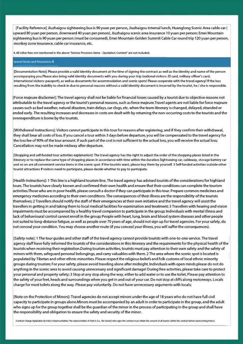 7-Day Classic Tour of Jiuzhaigou, Huanglong, Mount Emei, and Leshan in China 经典 九寨黄龙 峨眉乐山