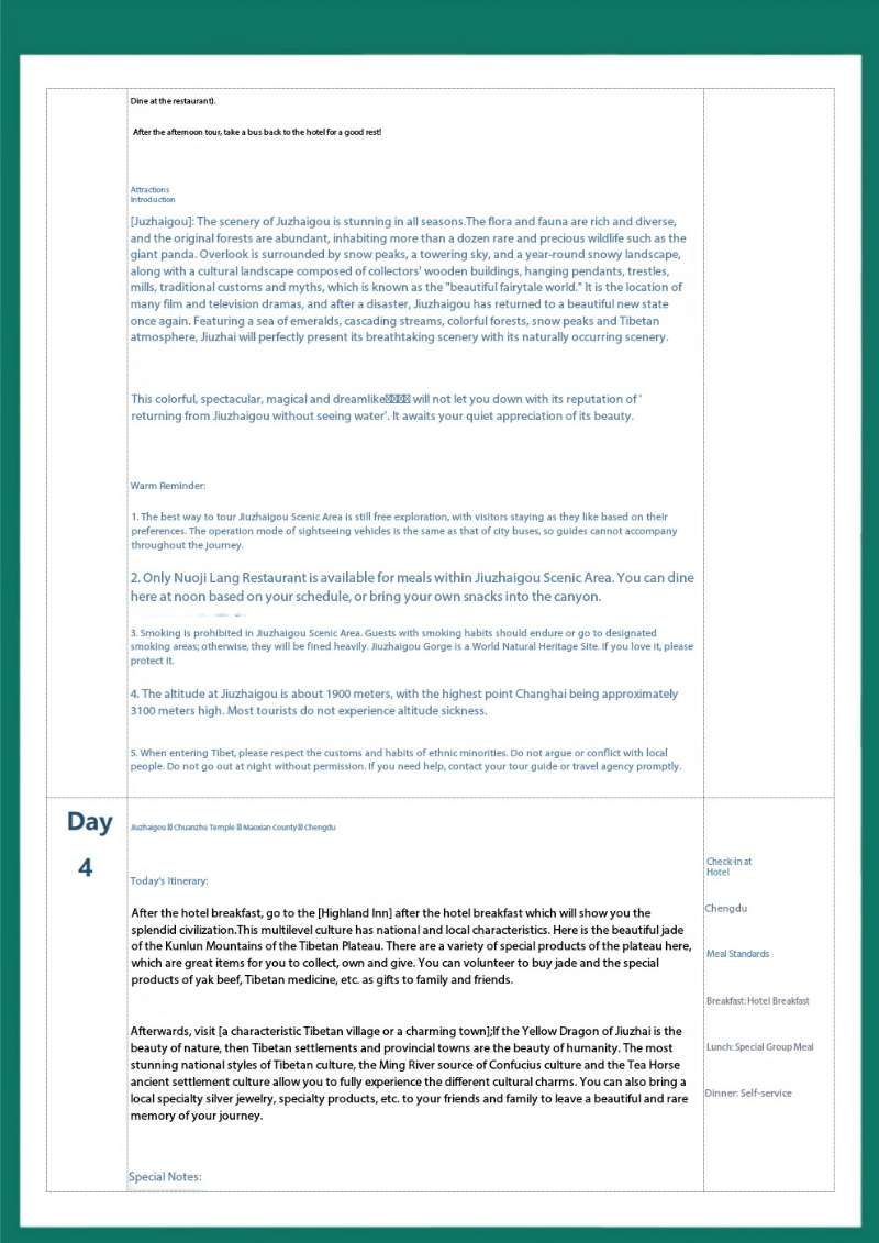 经典 九寨黄龙 峨眉乐山