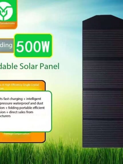 Home Portable, foldable, 500W single-crystal silicon solar panel made in China