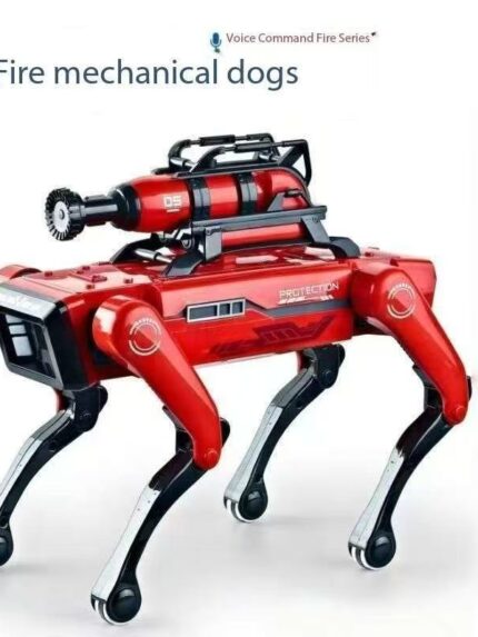 Home Intelligent programming children's toy firefighting robotic dog, made in China