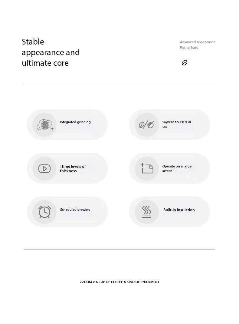 A fully automatic drip-and-grind coffee machine made in China auto draft